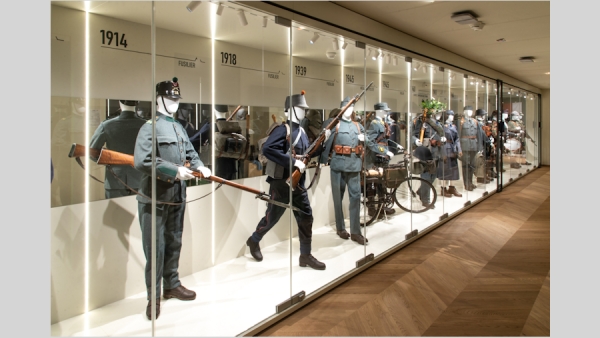 BERICHT – Der Museumsraum "Jurassische Truppen" in Saint-Imier